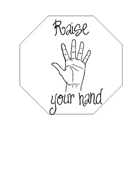 raise hand signs