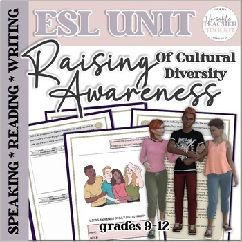 Preview of Raising Awareness of Cultural Diversity ESL/ELL Lesson