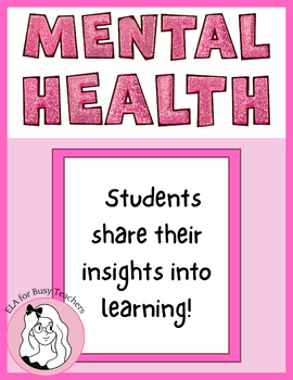 Preview of Raising Mental Awareness End of Year Writing Assignment- Great for Sub Plans!