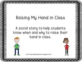 Raising My Hand Social Story