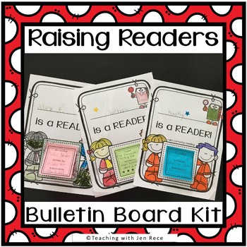 Preview of Back to School Raising Readers Bulletin Board