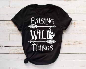Raising Wild Things Svg Paw Arrow Stay Baby Onesie Woodland Nursery Forest 1530s