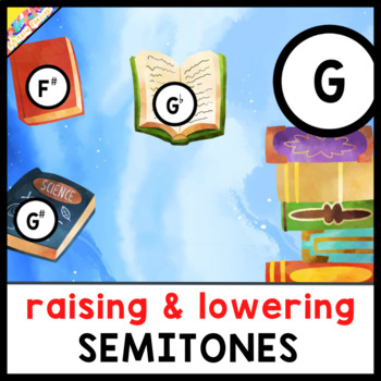 Preview of Raising and Lowering Semitones, Piano Boom Cards Music Centers Band Activities
