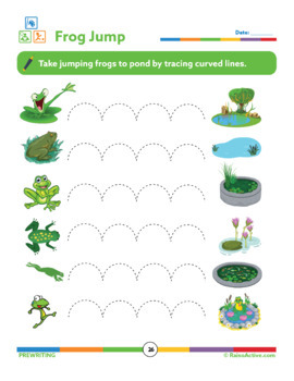 Tracing pages for kindergarten and preschool to help children develop  skills for writing — From the Pond