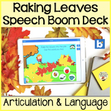 Raking Leaves: Speech and Language Boom Cards for Distance