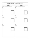 Rally Coach: Simplifying Fractions