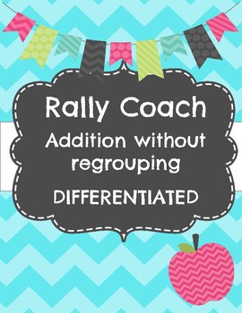 Preview of Rally Coach-Two-digit addition without regrouping-Differentiated