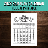 Ramadan 2023 Calendar - Printable Resource