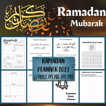 Preview of Ramadan 2023 Planner: 30-Day Guided Journal for Making the Most of Your Ramadan
