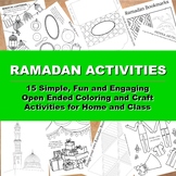 Ramadan Activities : Invitation to Color and Craft