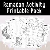 Ramadan worksheets Pack | Ramadan Activities ( Coloring Pa