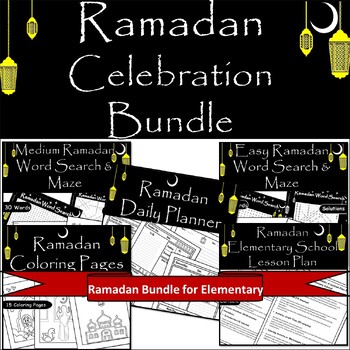 Preview of Ramadan Celebration Bundle: Engaging Resources for Elementary Students