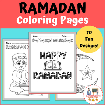Preview of Ramadan Coloring Pages - Coloring Sheets - Islamic Activities