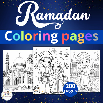 Preview of Ramadan Coloring Pages - Islamic Activities - Ramadan Coloring Sheets For Kids