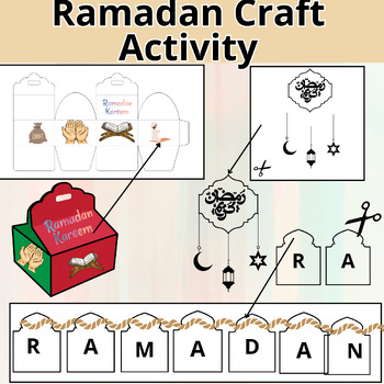 Preview of Ramadan Craft Activity | craft printable for Ramadan