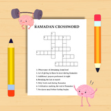 Ramadan Crossword Activity, Printable for Ramadhan Month 1