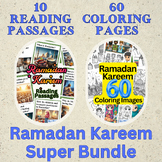 Ramadan Kareem Activities Super Bundle |10 Reading Passage