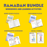 Ramadan Taraweeh Activity Books for kids Islam WordSearch 