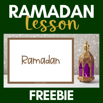 Preview of Ramadan | Lesson | FREEBIE | English & French Versions