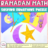 Ramadan Math Solving Equations Build a Shape Activity