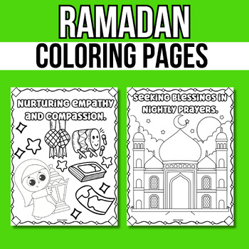 Ramadan Mubarak Coloring Pages | Ramadan coloring Sheets by KEN9 SCHOOL