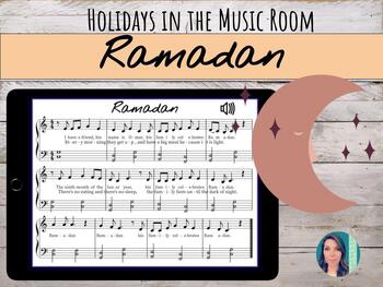 Preview of Ramadan Music Lessons | Sing, Play, Compose, & Coloring pages | FREEBIE