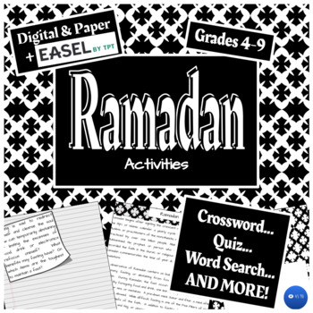 Preview of Ramadan NO PREP Passage & Activities
