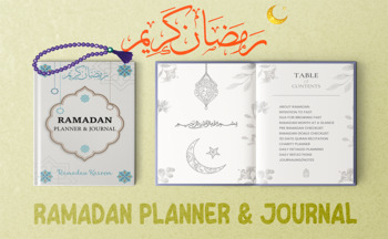 Preview of Ramadan Planner & Journal : 30 Days of Prayer, Fasting, Dua, Gratitude, and Kind