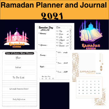 Preview of Ramadan Planner and Journal 2021