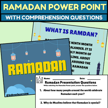 Preview of Ramadan Power Point Presentation | Comprehension Questions |
