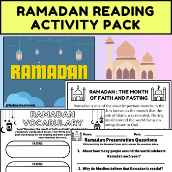 Preview of Ramadan Reading Activity Set | Power point | Vocabulary