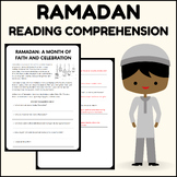 Ramadan Reading Comprehension: Muslim Holiday Worksheet Resource