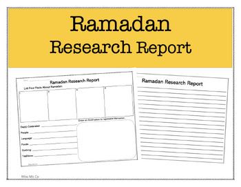 Preview of Ramadan Research Report