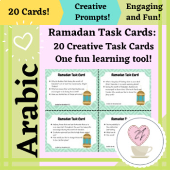 Preview of Ramadan Task Cards / World Holidays and Islamic Activity / 2nd-5th Grade