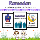 Ramadan Islamic month Vocabulary & Facts Flash Cards/Poste