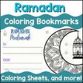 Ramadan Workbook, Ramadan Coloring Bookmarks, Coloring wor