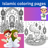 Ramadan and Eid Coloring Sheets Activity-Islamic coloring 