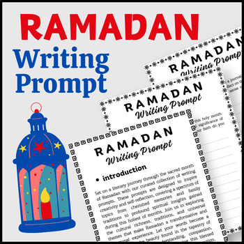 Preview of Ramadan and Eid al-Fitr Writing Prompts - 30 Day, 30 Prompts - NO PREP