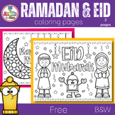 Ramadan and Eid coloring pages| free Ramadan activity |