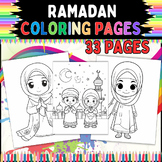 Ramadan coloring Sheets for Kids of All Ages | 33 pages | 