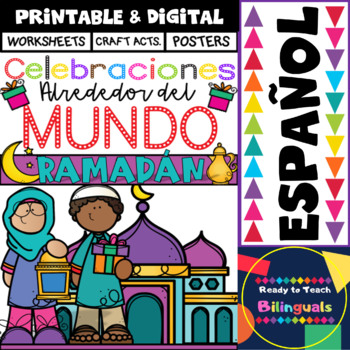 Preview of Ramadan in Spanish - Holidays around the World - Worksheets/Crafts/Posters