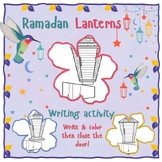 Ramadan lanterns - writing craft activity