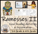 Ramesses II Close Reading Comprehension Activity | 3rd Gra