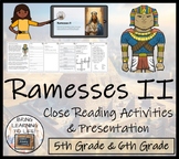 Ramesses II Close Reading Comprehension Activity | 5th Gra