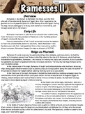 Ramesses II - Ramses the Great Worksheet