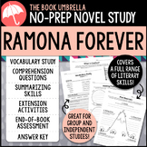 Ramona Forever Novel Study