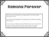 Ramona Forever - Fluency Cards