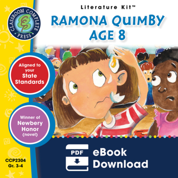 Preview of Ramona Quimby, Age 8 - Literature Kit Gr. 3-4