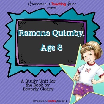 Preview of Ramona Quimby, Age 8 - Literature Study