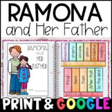 Ramona and Her Father Novel Study with GOOGLE Slides